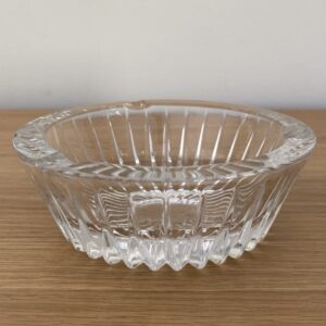 Cendrier en cristal, "Balmoral", Val Saint Lambert, 1950-70