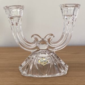 Bougeoir en cristal, Phönix, vintage