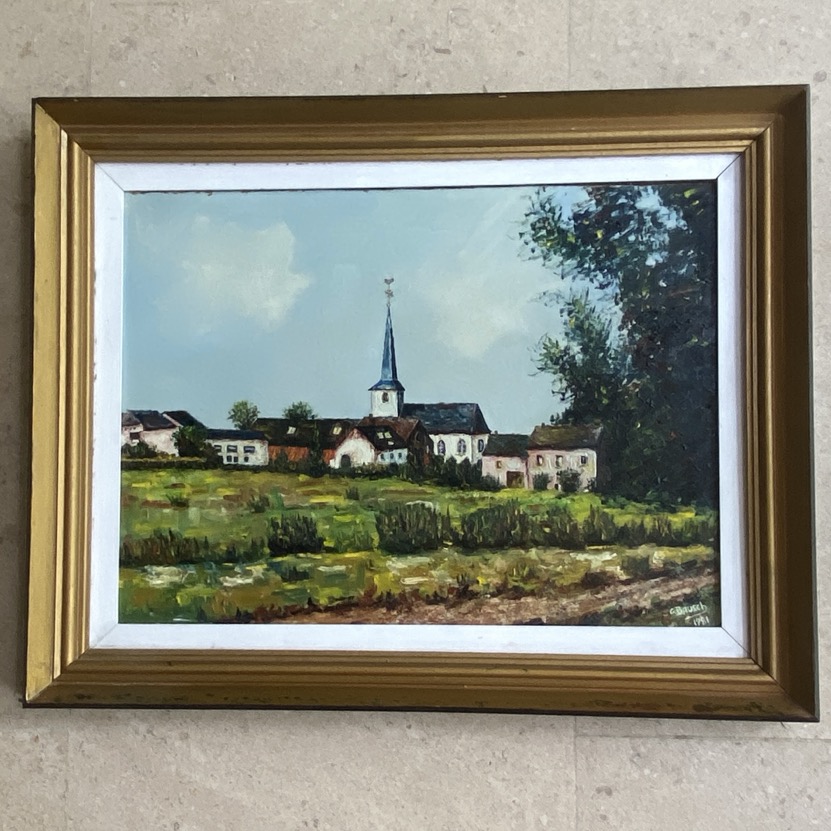 Collection de peintures, Vallée de l'Attert, Georges Bausch 1980