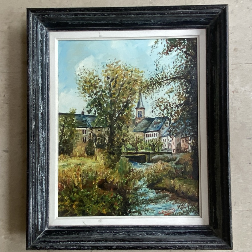 Collection de peintures, Vallée de l'Attert, Georges Bausch 1980 – Image 7