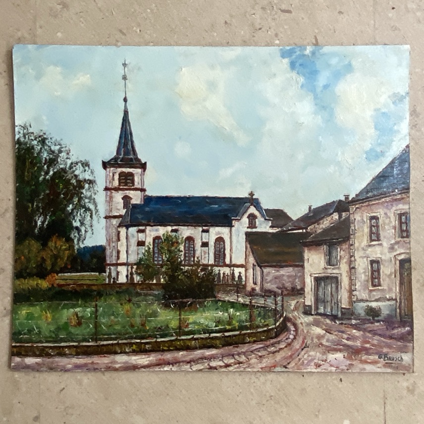 Collection de peintures, Vallée de l'Attert, Georges Bausch 1980 – Image 4