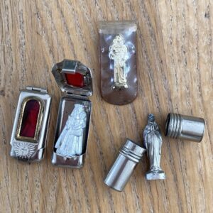 Mini reliquaire de poche, fin 19è-début 20è siècle