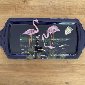 Plat rectangulaire Flamants roses, Longwy