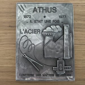 Plaque en étain, Athus