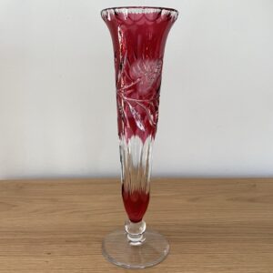 Vase en cristal de Bohème