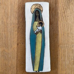 Vierge en céramique, Odette Dijeux