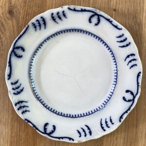 Assiette en faïence fine "Orient", Boch Frères, 19è siècle