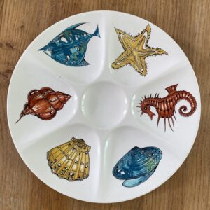 Assiette "Animaux marins", Villeroy & Boch, Vintage