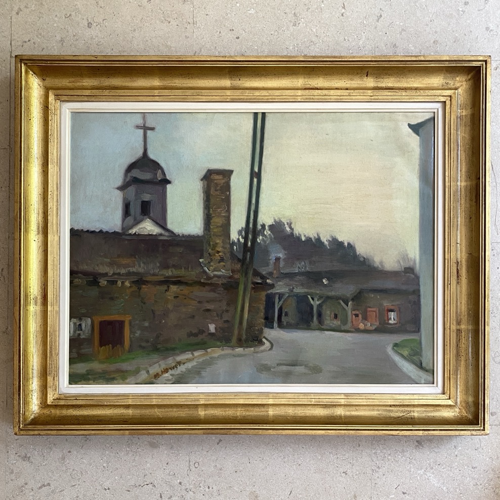 Peinture "Route vers Libramont", Marie Howet