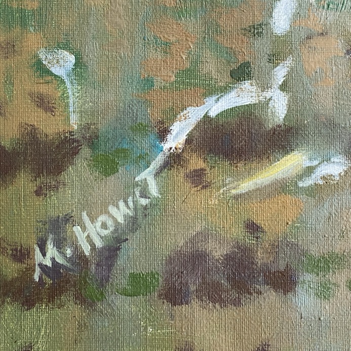 Peinture "Lys blancs dans le pot rouge", Marie Howet – Image 2