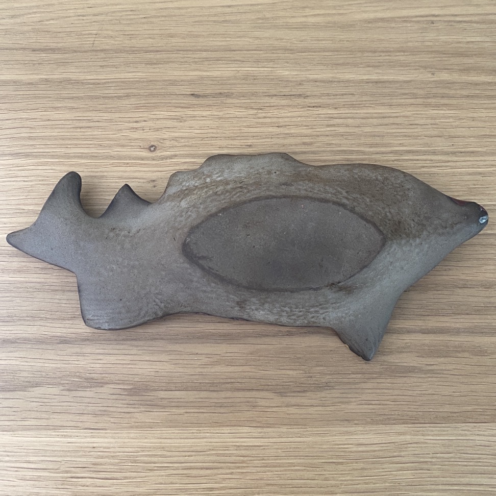 Poisson en céramique, Emaïschen 1957, Léon Nosbusch – Image 3
