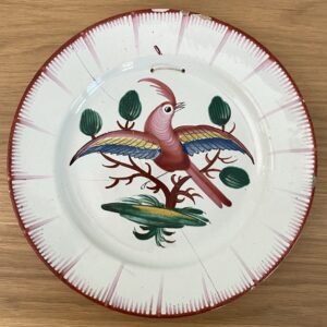 Assiette en faïence fine, Les Islettes, 19è siècle