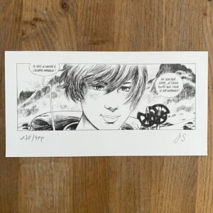Tiré à part Ex Libris signé de Jean-Claude Servais