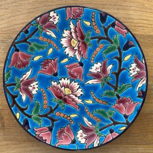 Assiette en Emaux de Longwy