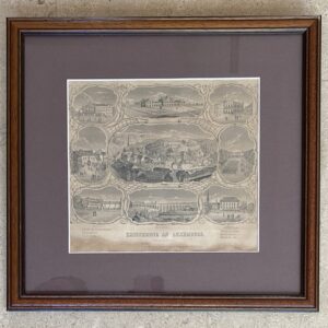 Gravure "Erinnerung an Luxemburg", 19è