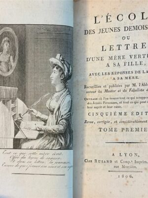 l’école des jeunes demoiselles tome premier / abbé reyre