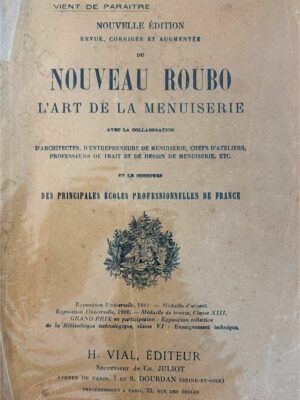nouveau roubo l’art de la menuiserie /