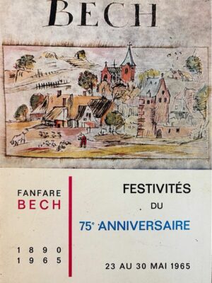75e anniversaire fanfare bech 1890-1965 /