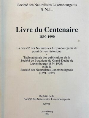 livre du centenaire s.n.l. 1890-1990 /