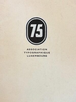 75 association typographique luxembourg 1939/