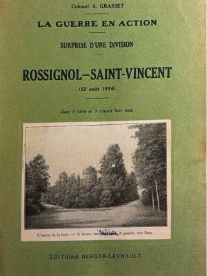 surprise d’une division rossignol-saint-vincent / alphonse grasset