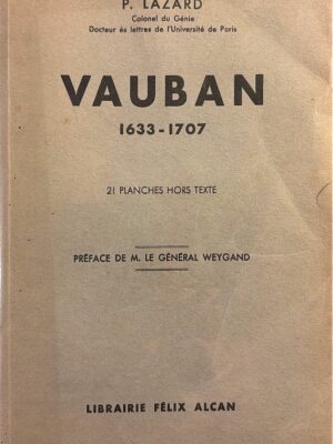 vauban 1633-1707 1934/ p. lazard