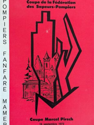 pompiers fanfare mamer coupe marcel pirsch 1972 /